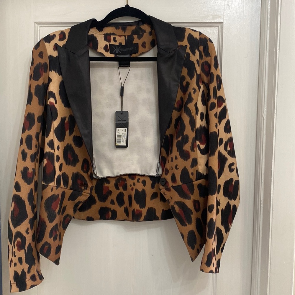 Small Leopard blazer